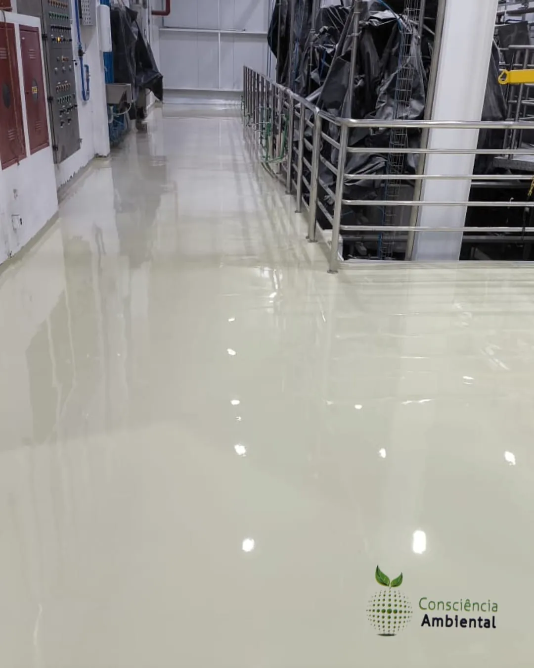Corredor técnico de produção
